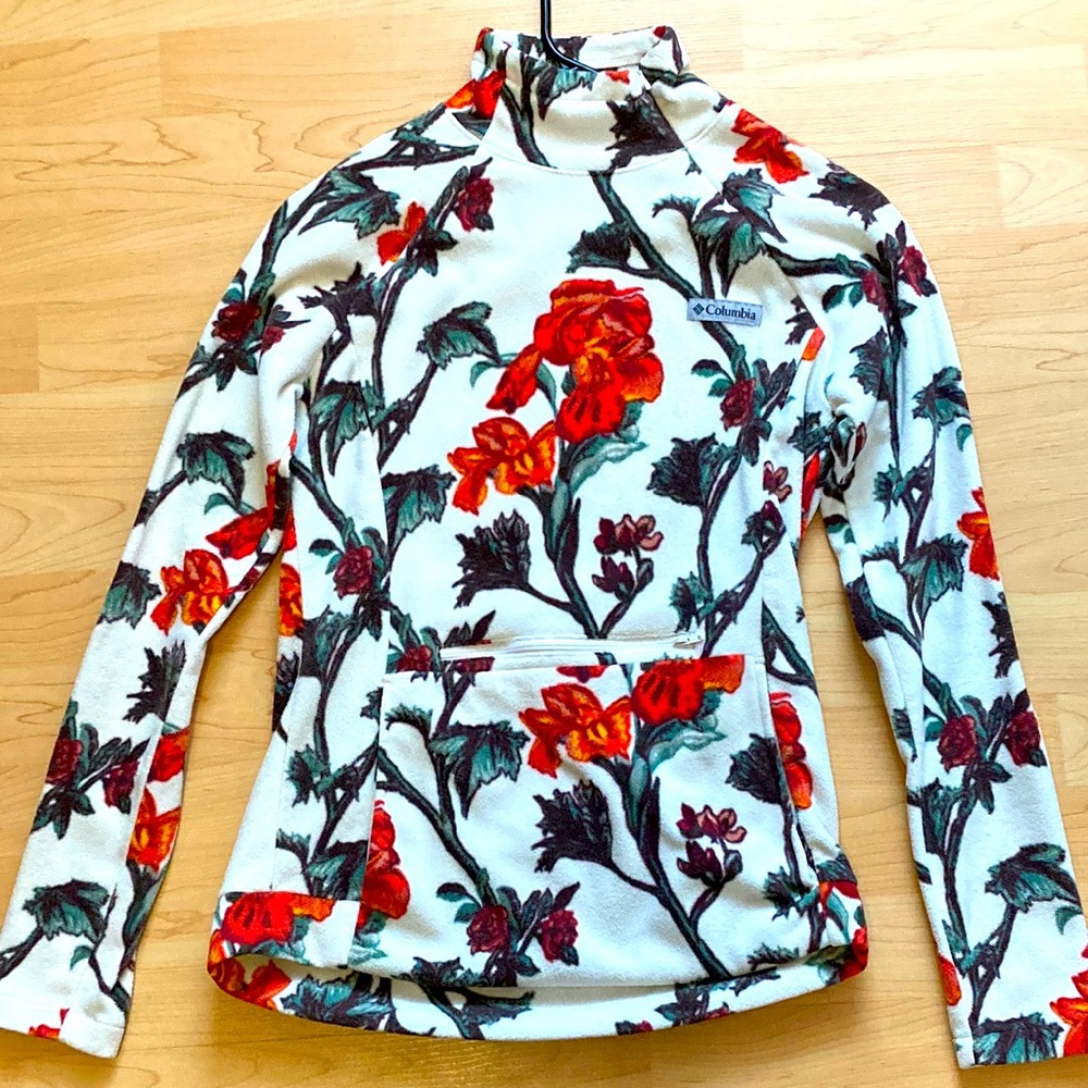Floral Columbia Sweatshirt